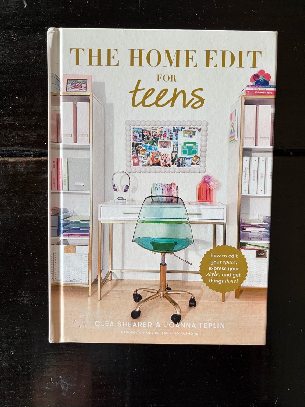 NWT The Home Edit hardback book for TEENS organization GIFT color system